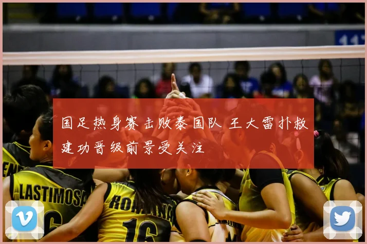 国足热身赛击败泰国队 王大雷扑救建功晋级前景受关注